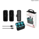Kit com 2 Microfones de Lapela PEI-MKF02 Peining – Som Claro e Profissional - Imagem 2