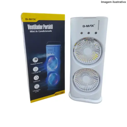 Ventilador Portátil Mini Ar Condicionado BM-F1090 – Compacto e Eficiente