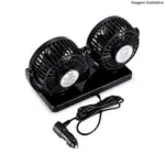 Mini Ventilador Automotivo Duplo 12V CRS-1000 TRY-0001 – Arrefecimento e Conforto - Imagem 4