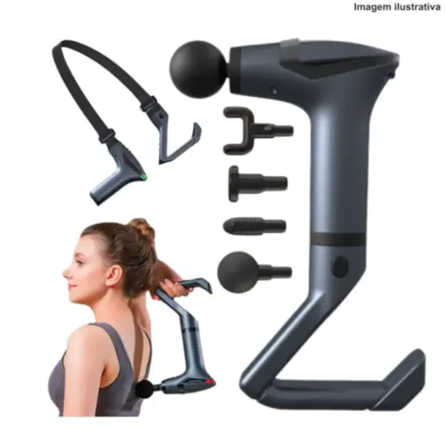 Massageador Muscular Portátil 3x1 BM-F1022 B-Max – Alívio e Relaxamento Instantâneo