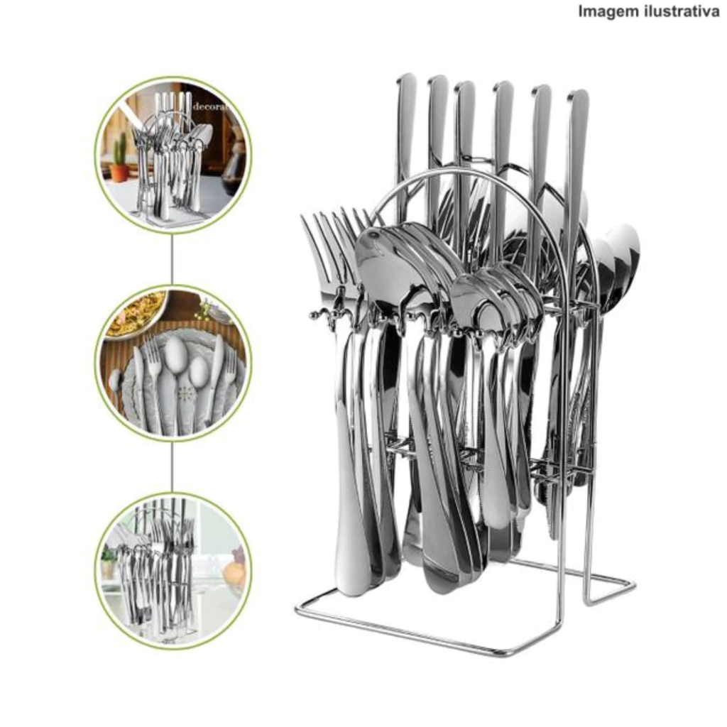 1_20241105_165705_0000-55d27c9b2b9394173b17308366773676-1024-1024 Kit Faqueiro Inox 24 Peças BM-F1075 B-Max – Elegância e Resistência - Imagem 1