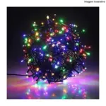 Pisca Pisca 127V 10M (100 Leds Coloridos Fio Verde) 15103 – Iluminação Decorativa
