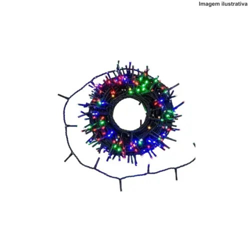 Pisca Pisca 220V 100 Leds Colorido 10M 85103 – Iluminação Decorativa e Vibrante