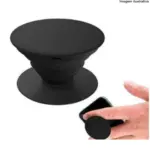 Pop Socket Liso Preto – Suporte Prático e Moderno para Celular - Imagem 2