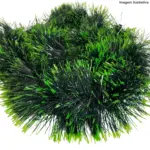 Festão Natalino 15cm Verde Escuro e Limão 2M F008 – Decoração Festiva e Charmosa - Imagem 3