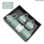 Garrafa Térmica com 3 Canecas 500ml – High Quality Flask Set Prático e Elegante - Imagem 2