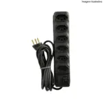 Protetor Elétrico 3 Metros com 6 Tomadas – Proteção e Organização - Imagem 2