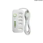 Filtro de Linha 3M 5 Tomadas + 4 USB KA-7011 – Proteção e Versatilidade - Imagem 2