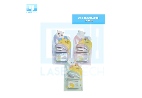 21987c0658ce775675f1070de082bdbb-1ca578d2ded47ea2d117164117368442-1024-1024 Mini Grampeador LE-1838 / LE-6014 – Compacto e Funcional - Imagem 1