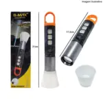 Lanterna Ajustável 200m+ BM-8524 – Alcance Potente e Iluminação Direcionável
