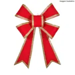 Laço Vermelho 40 LEDs 31096 – 11 Funções Natalinas Bivolt - Imagem 2