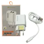 Carregador Duplo USB Peining PEI-216-3 Tipo C – Praticidade e Potência