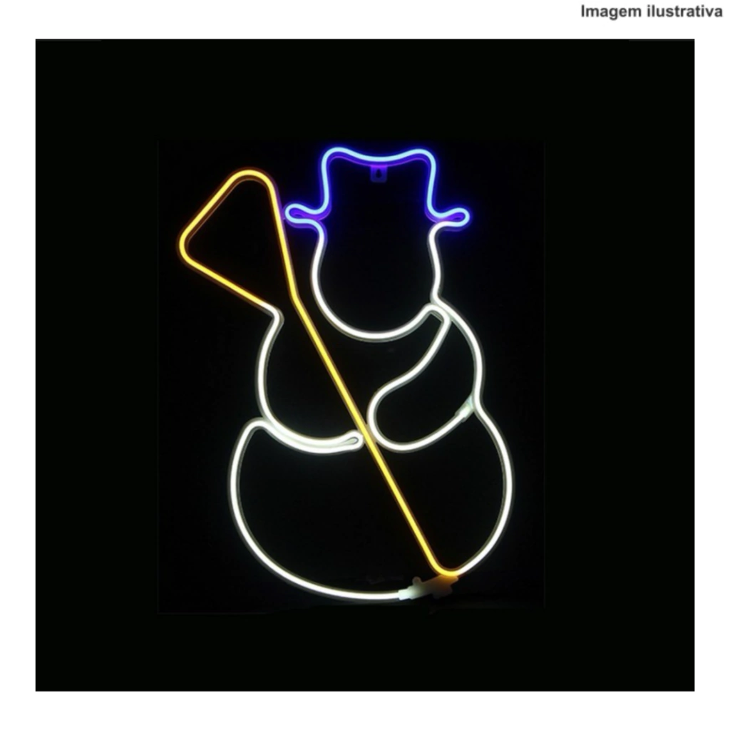 26_20241113_094358_0025-23f4431ee1094eef1317315046027630-1024-1024 Boneco de Neve Neon 15051 – Iluminação Decorativa Natalina - Imagem 1