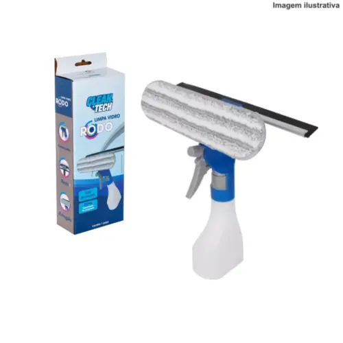 Mop Rodo Limpa Vidros 250ml Clean Tech CT0017 – Praticidade e Eficiência
