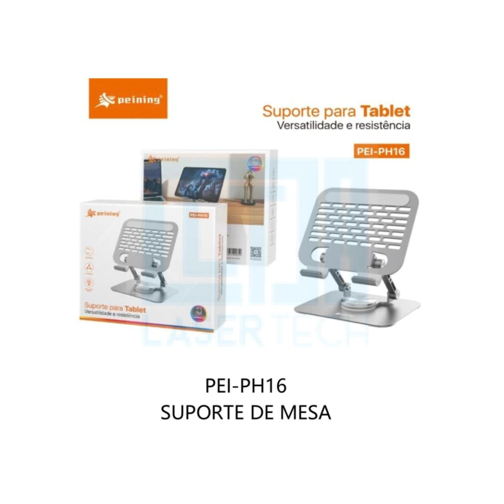 2c1afa539288da81f3cf61032bbd4113-5abc1497006d37499717224498155220-1024-1024 Suporte de Mesa para Tablet PEI-PH16 Peining – Ajustável e Resistente - Imagem 1