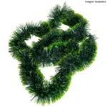 Festão Natalino 15cm Verde Escuro e Limão 2M F008 – Decoração Festiva e Charmosa - Imagem 2