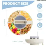 Bandeja Petisqueira para Copo Virgínia Silicone TP-1200 – Prática e Sofisticada - Imagem 2