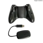 Controle Xbox 360 Sem Fio KAP-360W KAPBOM – Alta Precisão e Conforto Gamer - Imagem 3