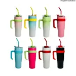 Copo Térmico Virginia 1200ml – Design Elegante e Duas Cores Disponíveis