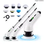 Escova de Limpeza Elétrica 9x1 BM-F1052 B-Max – Potente e Multifuncional - Imagem 3