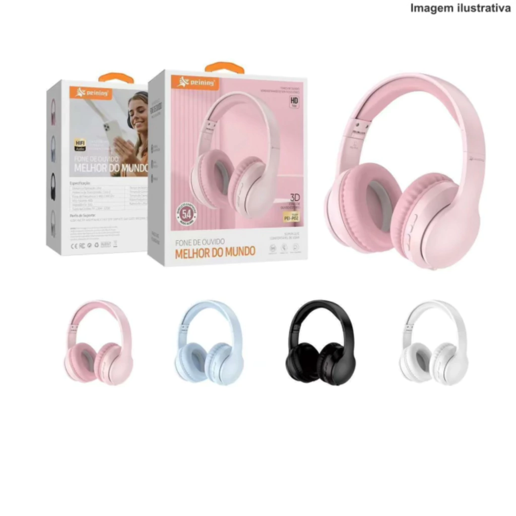 31-01e696b0c1bf35248017398174291497-1024-1024 Fone de Ouvido Bluetooth 5.4 Sem Fio PEI-P02 – Alta Qualidade e Conforto - Imagem 1