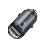 Carregador Veicular USB + Tipo-C 38W PEI-CC015 – Carregamento Duplo Turbo