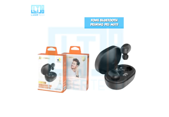 38045694ac6b50b0da5fe538f1238da8-df99bd007b4338353217165804630784-1024-1024 Fone de Ouvido Sem Fio PEI-M517 – Bluetooth e Qualidade Sonora - Imagem 1
