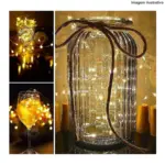 Rolha com Fio de Fada 15 Leds Warm 25006 HY69 – Decoração Charmosa e Iluminada - Imagem 2