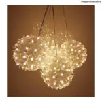 Bolas Flor Cerejeira 200 LEDs Warm 31202 – Decoração Festiva 10 Funções