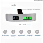 Balança Portátil de Mala KA-B010 Kapbom – Compacta e Precisa - Imagem 3