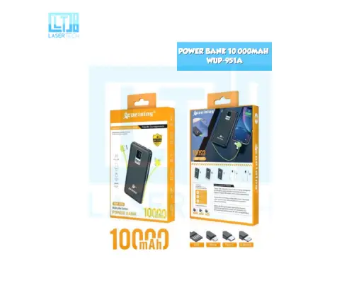 Power Bank 10000mAh WUP-951A – Compacto e Potente