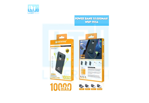 40383fba6fd1fcdf51b24ed08d8db023-08b9648720a39946f517164065760272-1024-1024 Power Bank 10000mAh WUP-951A – Compacto e Potente - Imagem 1