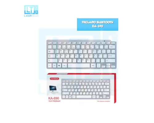 Teclado Sem Fio KA-690 – Design Compacto e Conexão Rápida