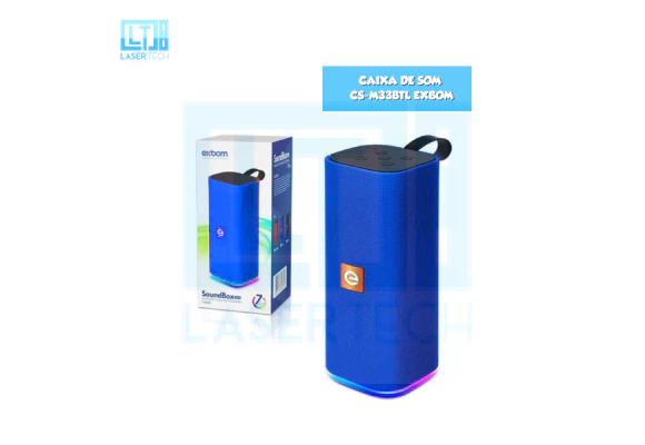 48f9801ea6de847c8179e97e4bba489a-2c8002d162b98dae3d17164028529620-1024-1024 Caixa de Som Exbom CS-M33BTL – Som Potente e Conexão Bluetooth - Imagem 1