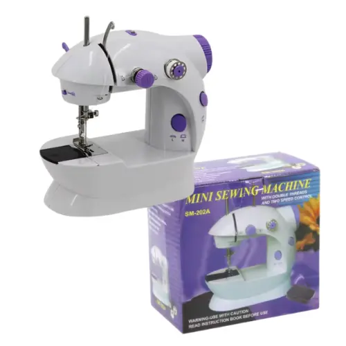 Mini Máquina de Costura SM-202A – Portátil e Eficiente