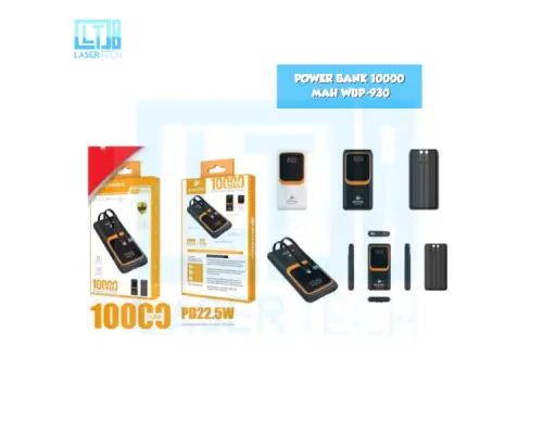 Power Bank 10000mAh WUP-930 – Alta Capacidade e Desempenho