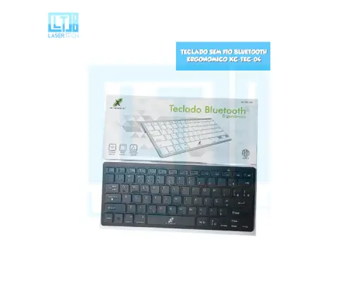 Teclado Sem Fio Bluetooth Ergonômico XC-TEC-04 – Conforto e Conectividade