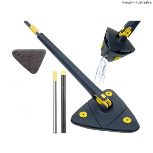 Mop Esfregão Triangular CT-0016 Clean Tech – Limpeza Eficiente e Prática