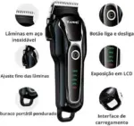 Máquina de Tosa Profissional Kemei KM-1991 – Potente e Precisa - Imagem 2