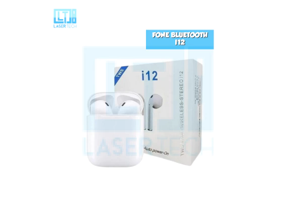 657418fcac7fbe180f548b9c41de20dc-85cca4f5acc7573cc417165809457724-1024-1024 Fone Sem Fio I12 Branco – Conexão Estável e Som de Alta Qualidade - Imagem 1