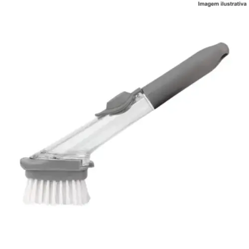 Escova com Dispenser Clean Tech CT0018 – Limpeza Inteligente e Eficiente