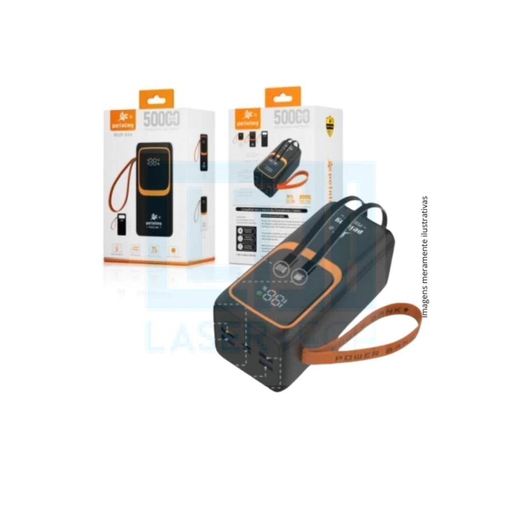 7100ec77d36feb2c20555945ed4f1989-7da07c6550f132313e17199401269462-1024-1024 Power Bank 50000mAh WUP-946 – Super Capacidade e Carga Rápida - Imagem 1