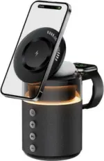 Carregador por Indução 5 em 1 PEI-WS29 – Multifuncional e Moderno