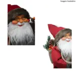 Papai Noel 30cm BR1930 – Decoração Natalina Sortida - Imagem 4