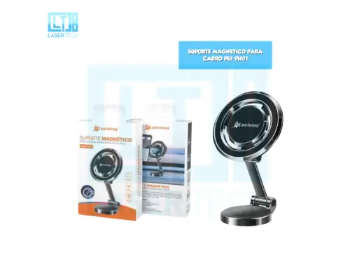 Suporte Magnético para Carro PEI-PH01 – Firmeza e Praticidade