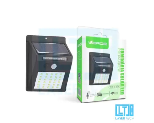 Arandela Solar 30 Leds TYND-609 – Iluminação Automática e Sustentável