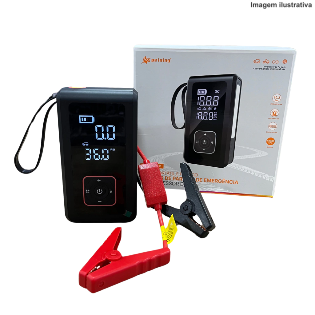 89_20241111_105615_0000-8f427890f25c5f297017313336152981-1024-1024 Bomba de Ar + Auxiliar de Partida Portátil PEI-CD9001 – Potência e Versatilidade - Imagem 1