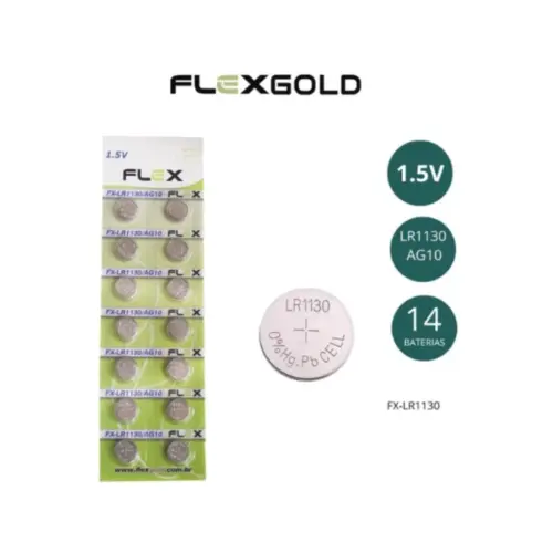 Bateria Botão FX-LR1130 AG10 – Energia Confiável e Duradoura