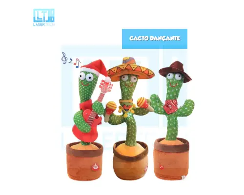 Cacto Dançante – Brinquedo Musical Interativo e Divertido
