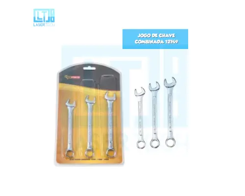 Jogo de Chave Combinada 12751 – Resistência e Precisão Profissional